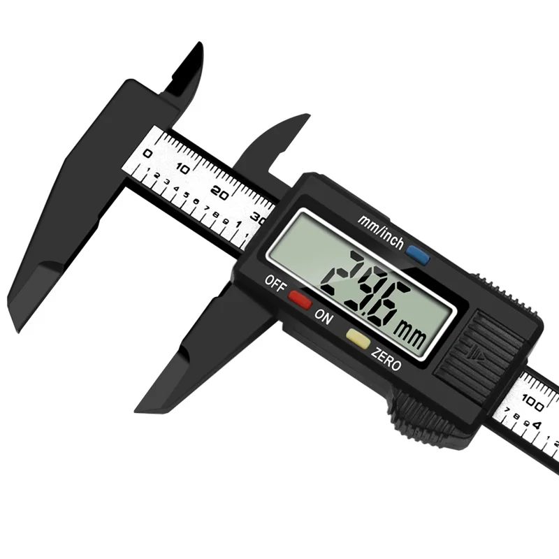 Digital Vernier Caliper LCD Electronic  Altimeter Micrometer Measuring  Tool  Plastic Ruler 0-150mm 0-100mm 6-inch