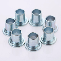 16 Pcs Silver Iron Roller Skate Wheels Accessories Center Bearing Bushing Spacers for 608 /688 Skating Wheels Replacements