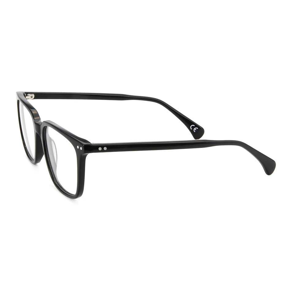 Brand Designer Acetate Men Square Frame Glasses Tortoise Black Prescription Eyewear Trendy Rectangle Optical Frames For Women