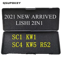 1PCS Discount Lishi 2 in 1 SC1 SC4 KW1 KW5 SC20 Lowest Price for Locksmith Repairing Tools