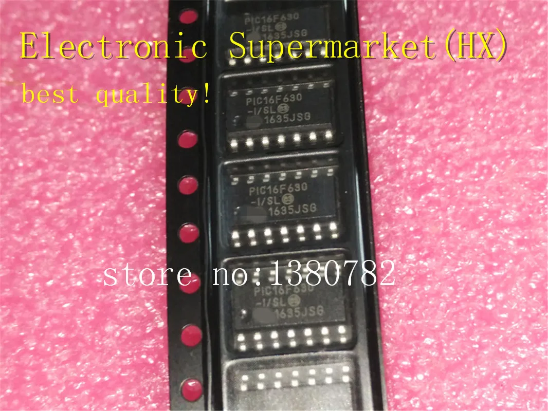 

New original 20pcs/lots PIC16F630-I/SL PIC16F630 SOP14 In stock!