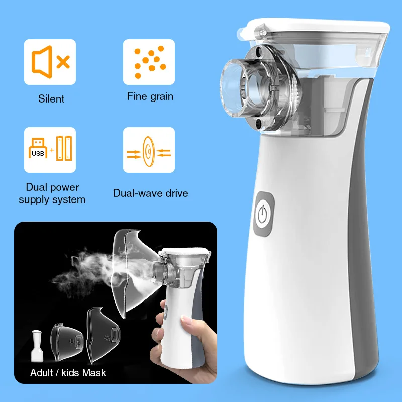 Newest Medical Nebulizer Handheld Atomizer for Adult Children Health Care Usb Mini Portable Nebulizer Steaming Devices