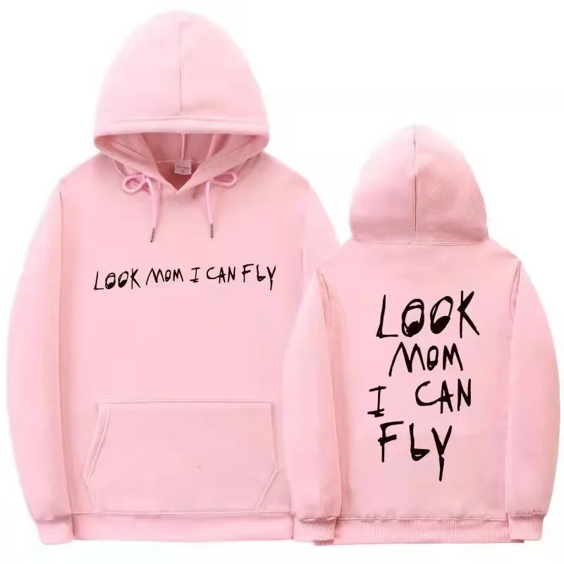 RAVIS SCOTT ASTROWORLD LOOK MOM I CAN FLY HOODIES fashion letter ASTROWORLD HOODIE streetwear Man woman Pullover Sweatshirt