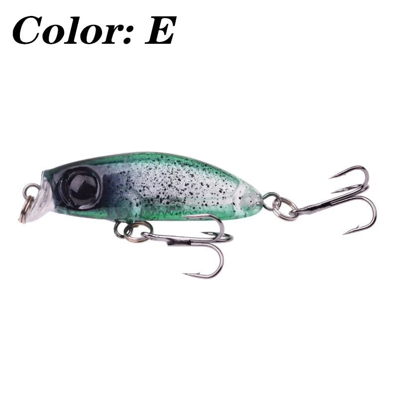 Proleurre Mini Wobblers Minnow Fishing Lure 4cm 3g Sinking Artificial Hard Bait Crankbait Jerkbait Bass Carp Pesca Tackle