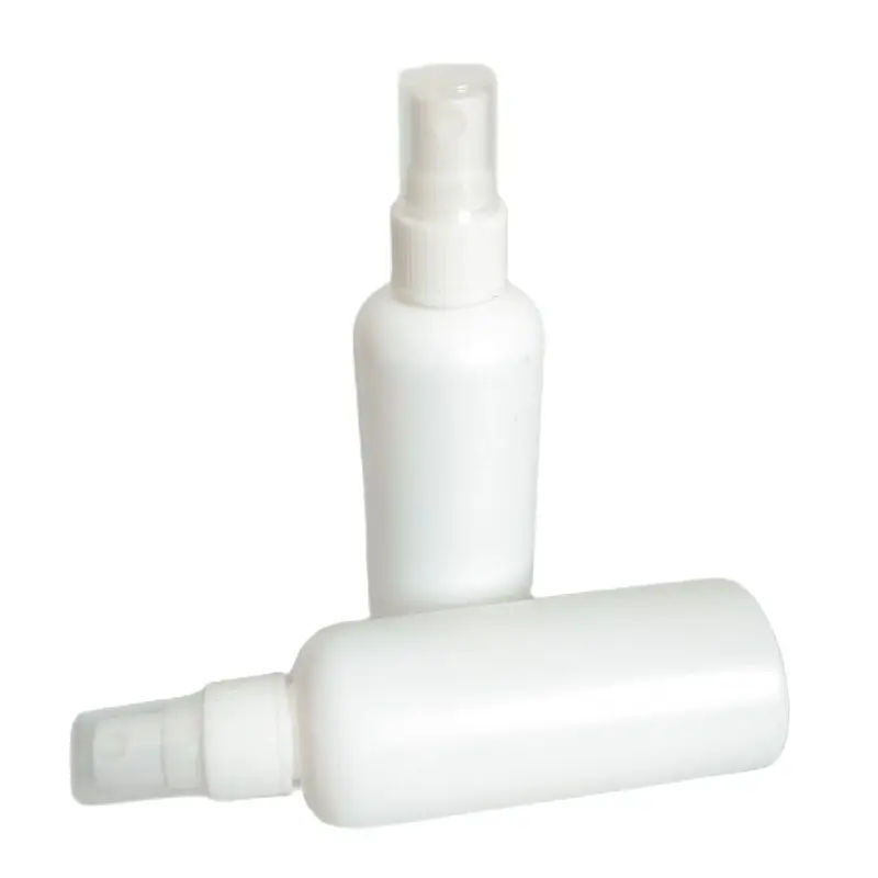 

100ml Plastic Spray Bottle Empty White Spray Pump Bottles Round Plastic Cosmetic Container PET Spray Bottle 50pcs/Lot