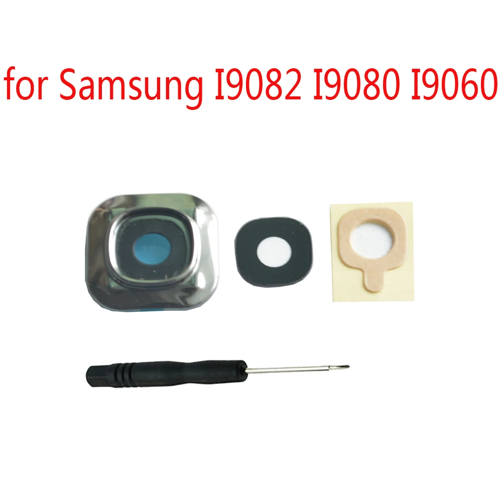 Camera Glass Lens For Samsung I9082 I9060 I9080 I9060I 9082 9060 Galaxy Grand Duos Neo Plus Phone Camera Protector Cover + Tools