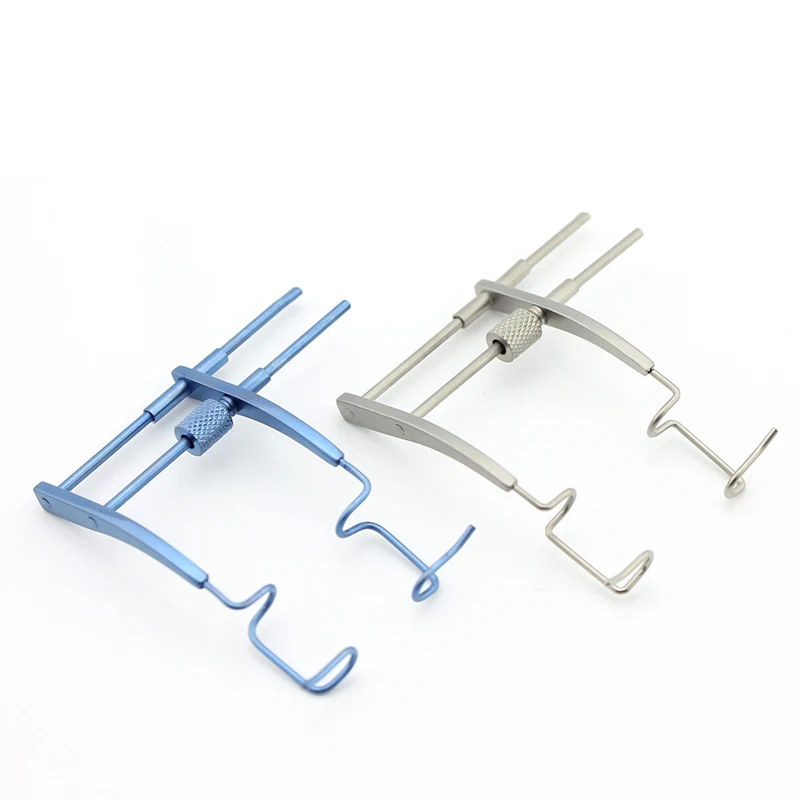 

Double eyelid opening corners Eyelid spreader screw adjustable steel wire opening