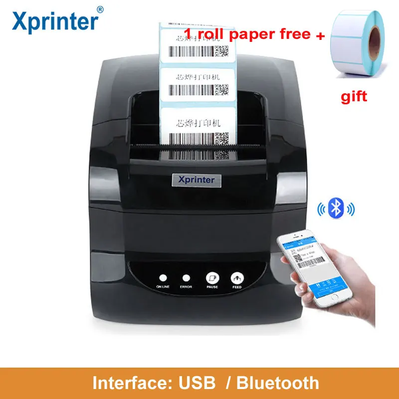 Xprinter Brand 3 Inch Thermal Label Printer Thermal Barcode POS Printer Receipt Printer USB/Bluetooth/Ethernet Port For Shopping