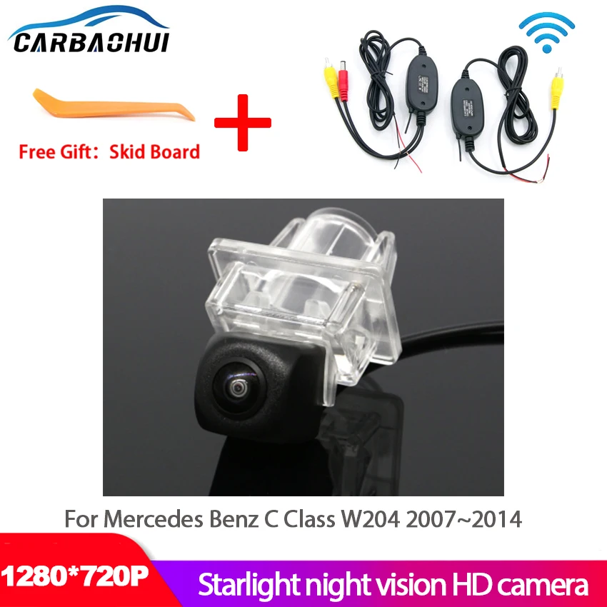 

170 Degree 720x1080P HD Night Vision Vehicle Rear View Camera For Mercedes Benz C Class W204 2007~2010 2011 2012 2013 2014 Car