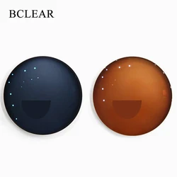 BCLEAR 1.56 Index Photochromic Flat Top Spectacle Prescription Bifocal Lenses to Far and Near Chameleon Photogray Photobrown