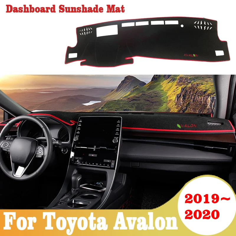 For Toyota Avalon 2019 2020 2021 2022 XX50 Car Dashboard Avoid Light Pad Instrument Platform Desk Cover Mat Carpets Accessories