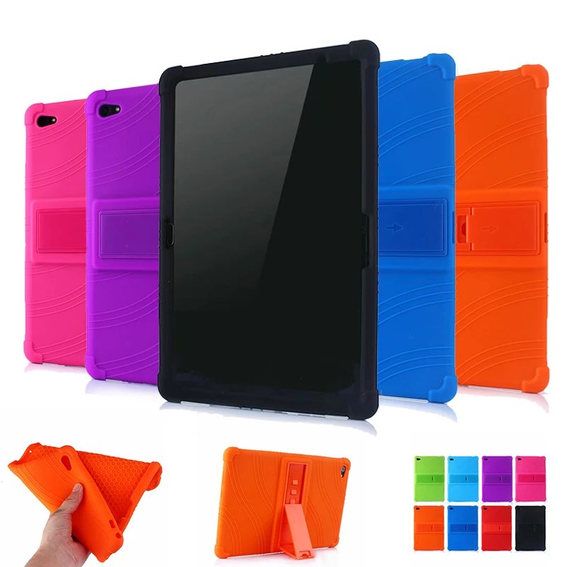 

Shockproof Silicone Case for Huawei MediaPad M5 Lite 10 BAH2-W09/W19/L09 Cover for Huawei M5 Lite 10 10.1 Inch Funda+Film+Stylus