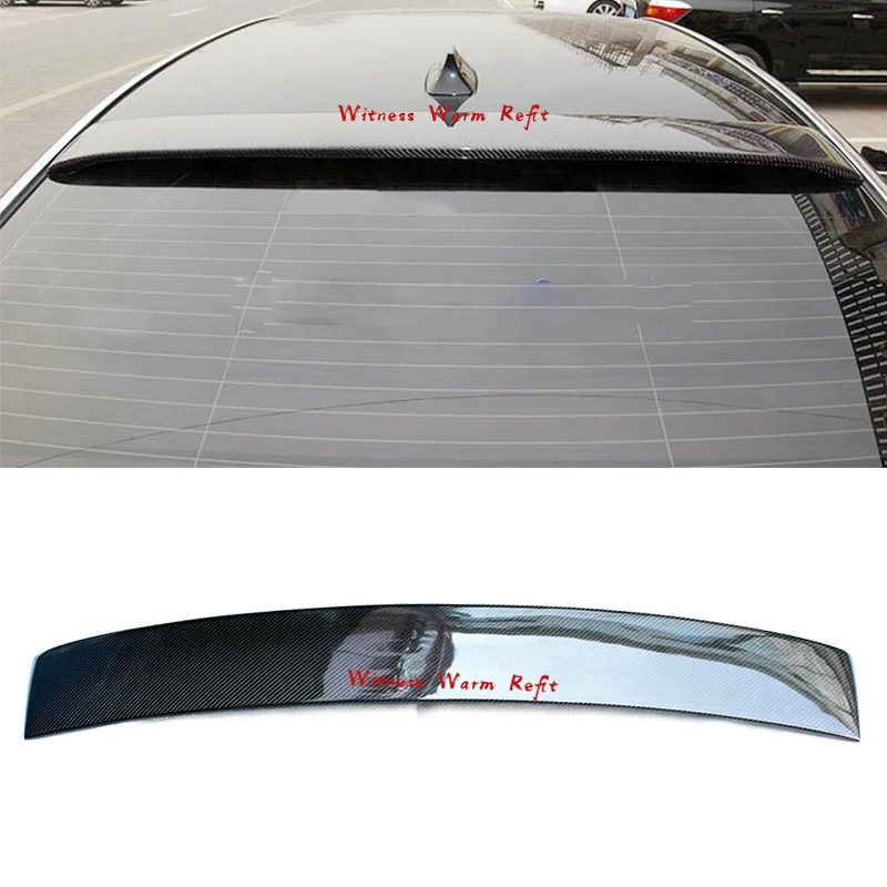 for Bmw F02 7 Series Spoiler Frp Material Rear Trunk Wing Lip Spoiler Carbon Fiber Roof Wings 740li 750li 760li 2008-2012