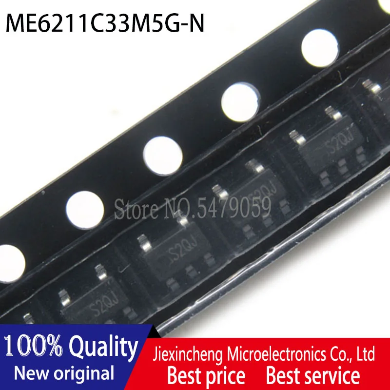 50 قطعة ME6211C33M5G-N S2 ME6211C33M5G ME6211C SOT23-5 جديد الأصلي