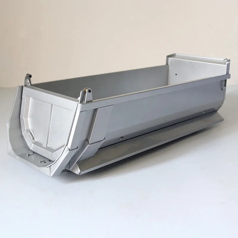 1/14 Truck Cabin Model JDM-140 Dump Truck Hot Sale Hydraulic Model Accessories 8*8 Truck Cargo Box Model