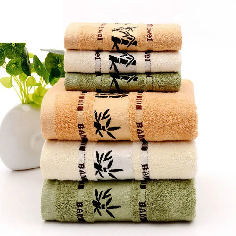 

Super Absorbent Bath Towels for Adults Large Summer Bathroom Body Spa Sports Luxury Bamboo face Beach Towel 140x70cm