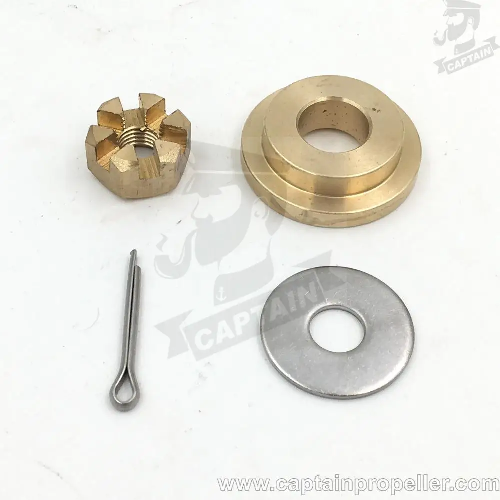 Replacement Yamaha Prop Propeller 9.9HP F9.9 15HP F15C F15 F20 Hardware Kit Thrust Washer/Spacer/Washer/Nut/Cotter Pin