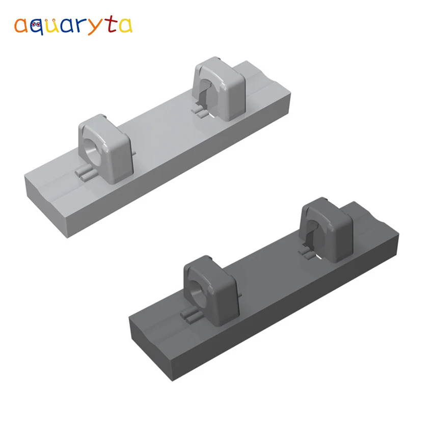 

Шарнирная плитка Aquaryta, 20 шт., 1x4, с двумя пальцами на верхней части, детали для строительных блоков, совместимы с 44822 обучающими игрушками для подростков