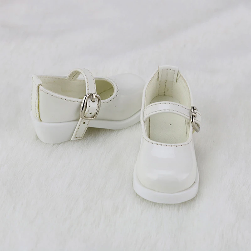 BJD shoes bright leather shoes for BB YOSD DD SD 1/6 1/4 1/3 doll shoes 5 colors simple doll accessories