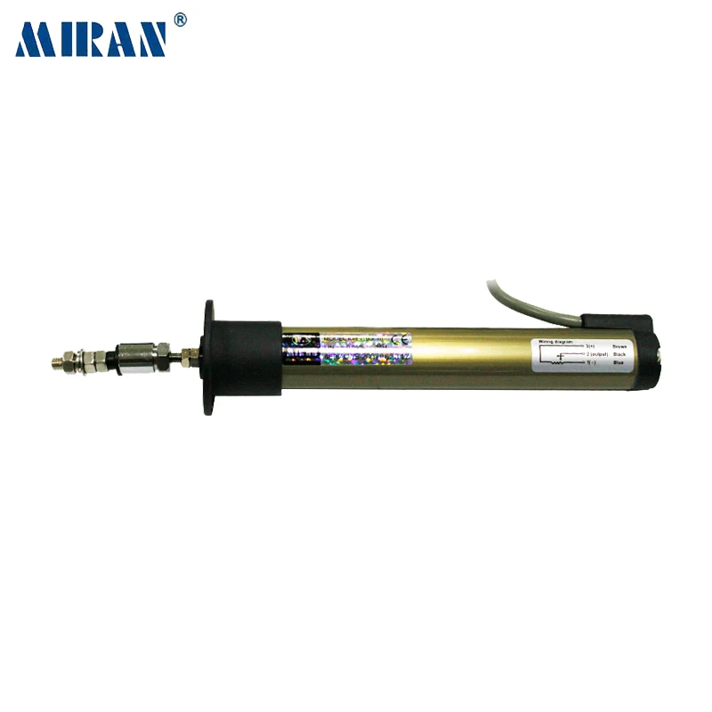 Miran Linear Position / Displacement Sensor KPF 10mm-300mm Mini Flange Position Detection Measuring Linear Scale/ Analog Sensor