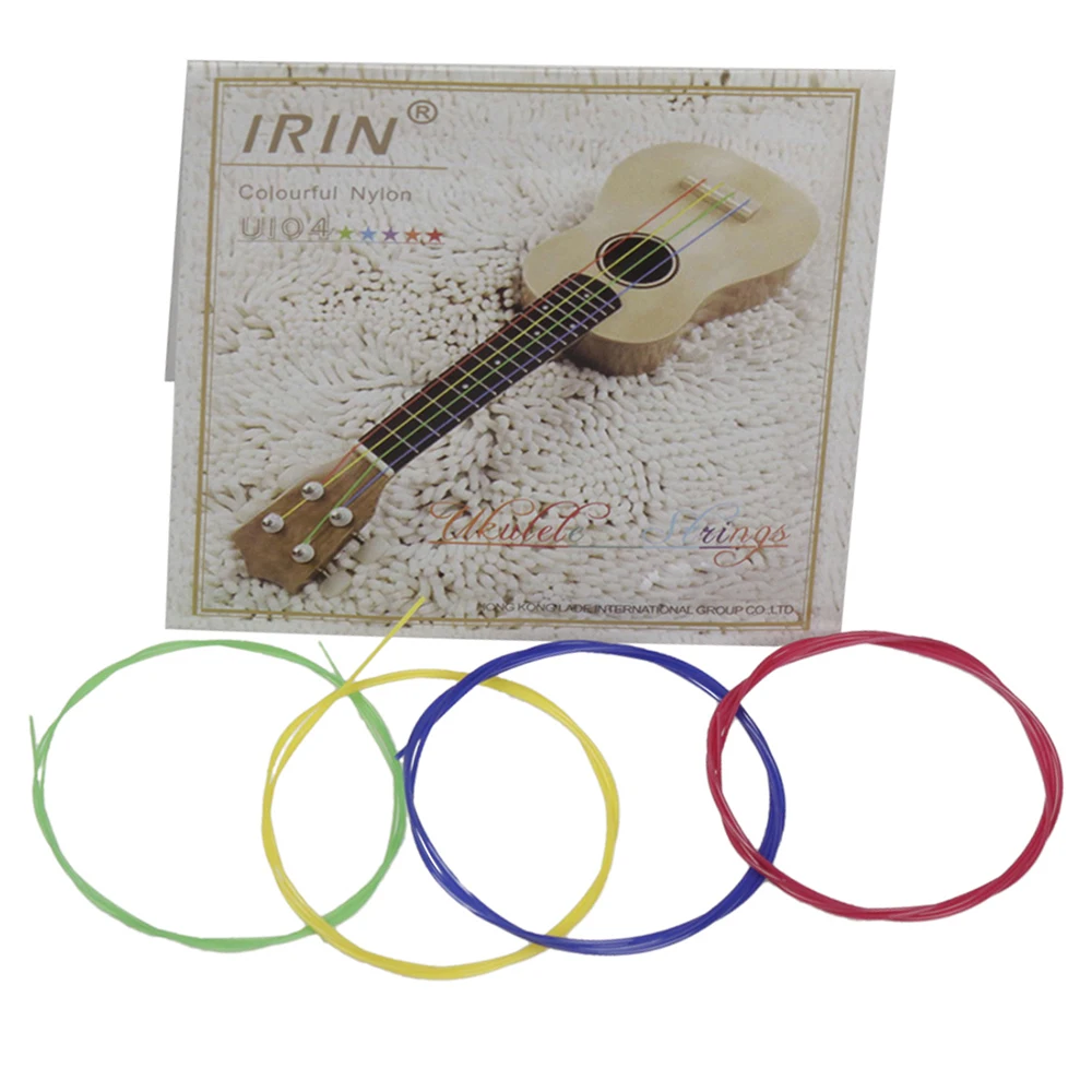 M mbat 4 teile/satz u104 Nylon Ukulele Saiten Ersatz Saiten instrument für Ukulele Teile praktische bunte Gitarren saite – Detail 3