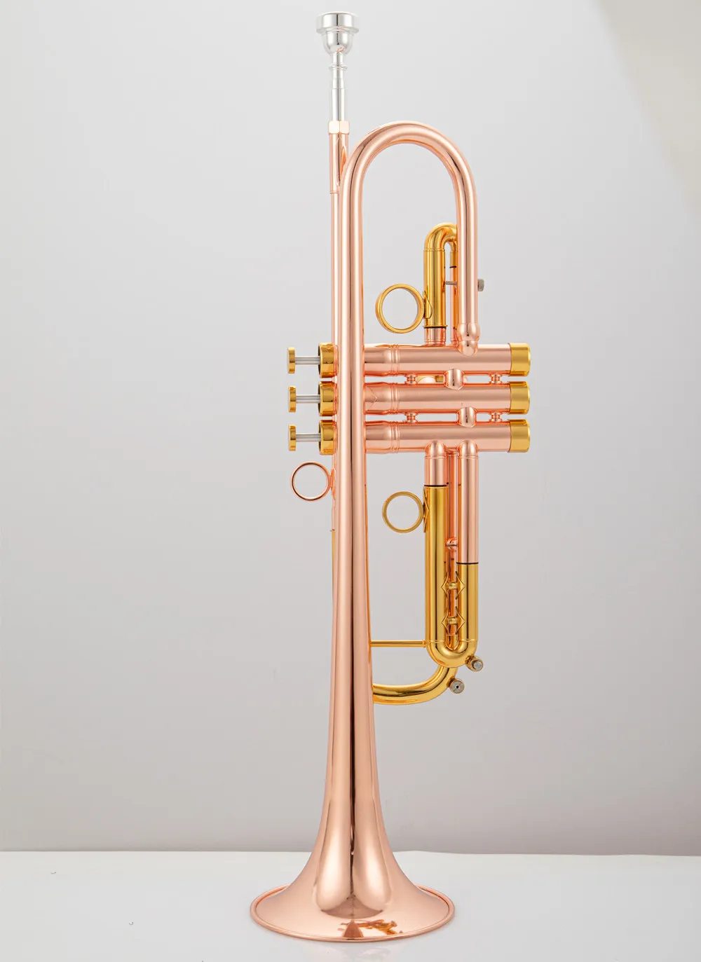 New  Rose gold Trumpet Retro copper B Flat Trumpete with Mouthpiece and Case Accessories Good Quality