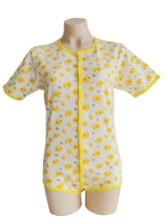 Mono de pato amarillo con broches delanteros, pelele para adultos, ropa abdl