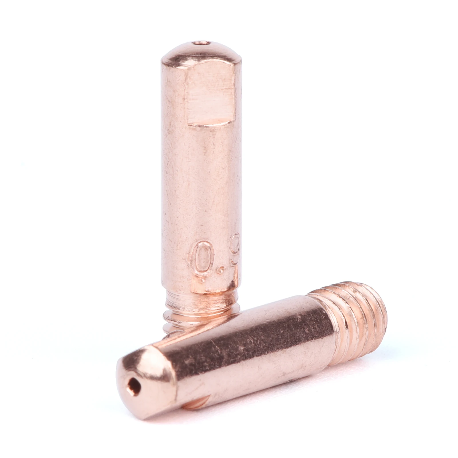 20/40Pcs MB 15AK Contact Tips Gas Nozzle Consumables M6*25mm 0.6 - 1.2mm Welding Torch Gun Co2 MIG/MAG Accessories