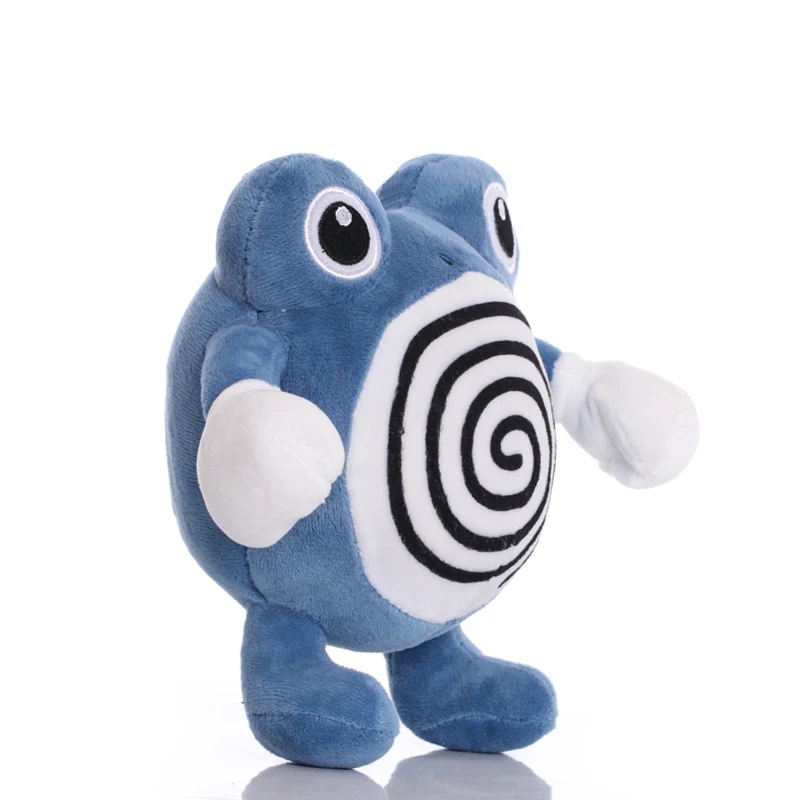 5 Stks/partij 18Cm Poliwhirl Têtarte Quaputzi Knuffels Schattig Pokemon Poliwhirl Pluche Hanger Zachte Knuffels Speelgoed Pop Cadeau