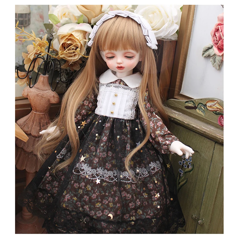 

1/6 BJD clothes accessories doll 1/6 BJD doll dress + hair band for 1/3 1/4 1/6 BJD Blyth doll dress doll clothes