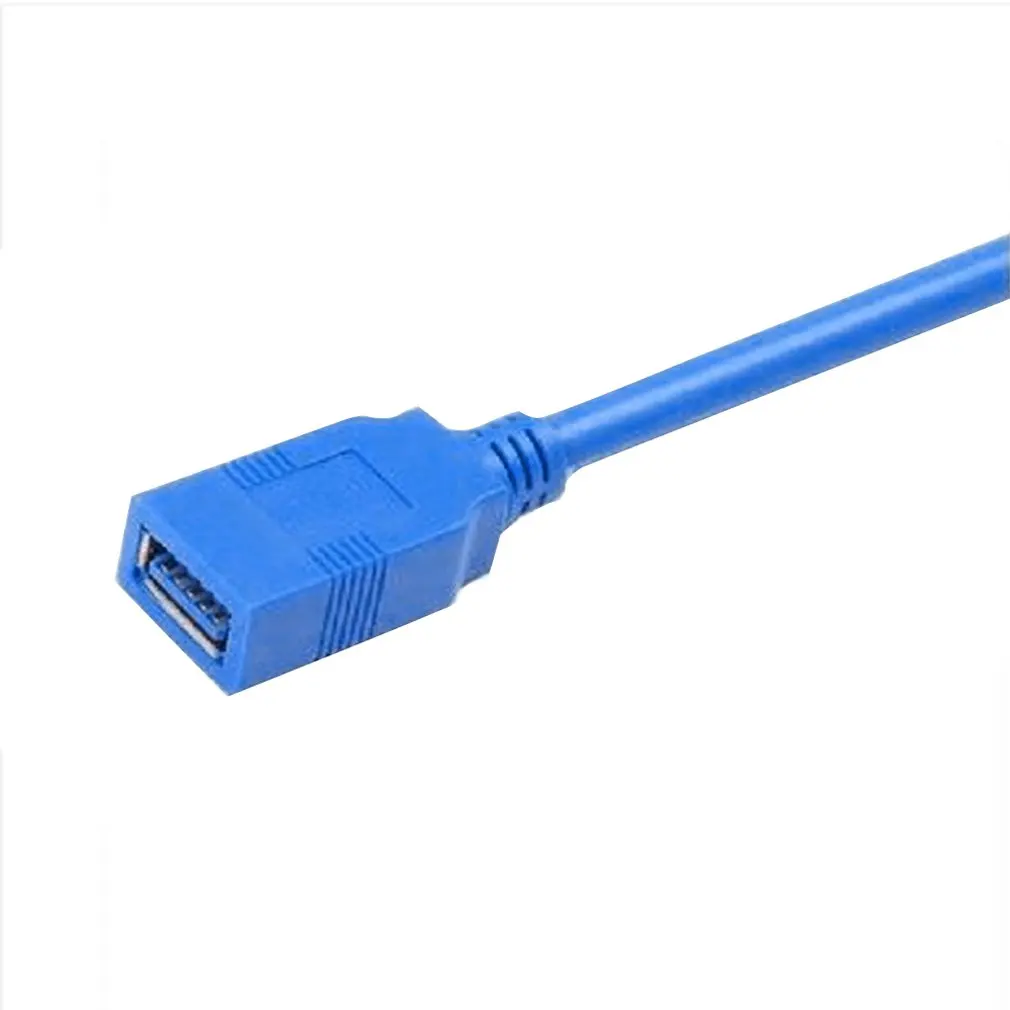 0.5M Blue USB 3.0 Type A Male To A Female Super Speed Extension Cable Converter Adapter Computer Connection Cable