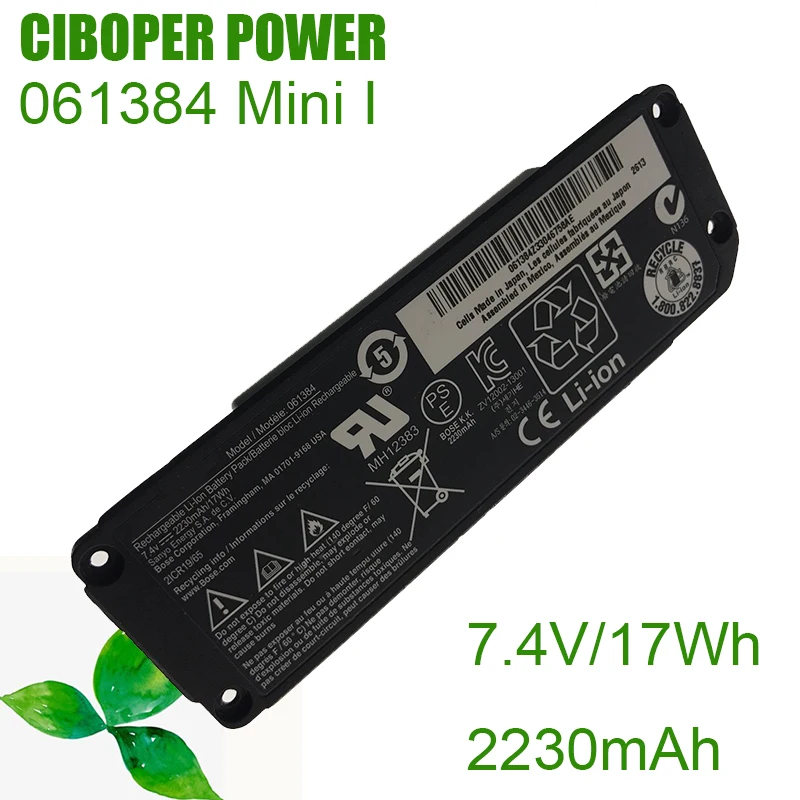 CP Original Battery 061384 7.4V/17Wh/2230mAh Compatible 061385 061386 063404 063287 For SoundLink Mini I Bluetooth Speaker