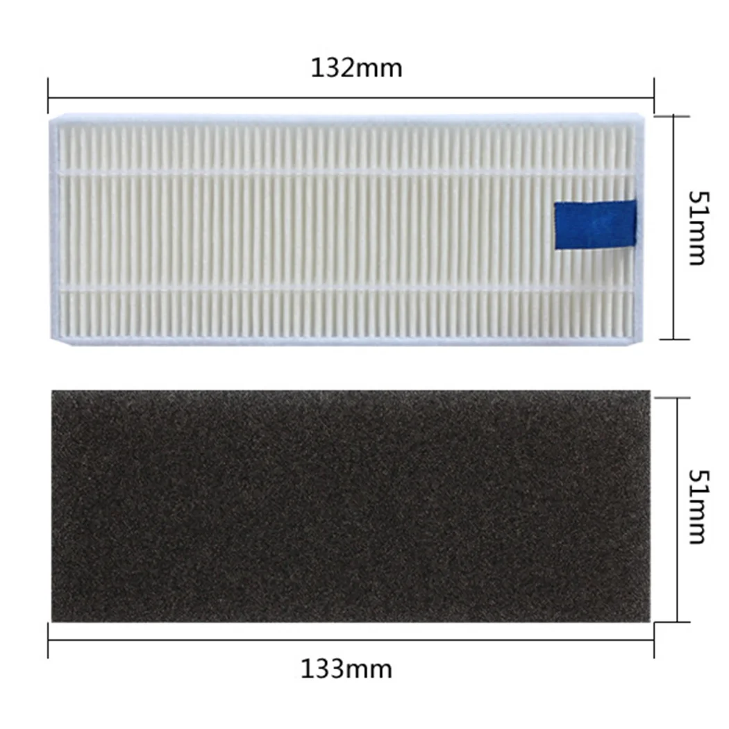 Peças sobressalentes para aspirador robô, Filtro Hepa, Escova lateral, Compatível para rowenta X-plorer série 20, 40, 50, 75, RG7687, RR7687WH