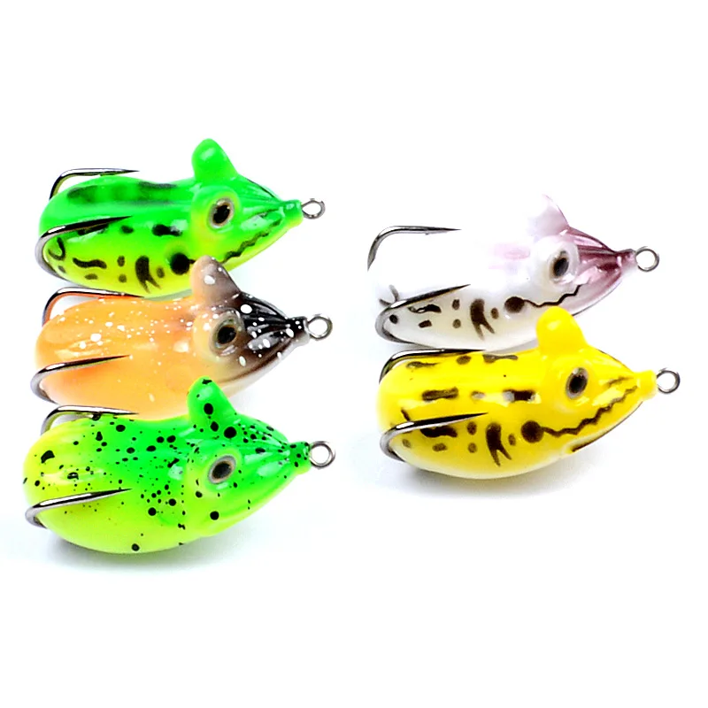 Luya Bait Soft Bait Thunder Frog 11.6g Fake Bait Bionic Bait Black Fish Kills Bionic Bait Poisonous Tooth Egg Frog