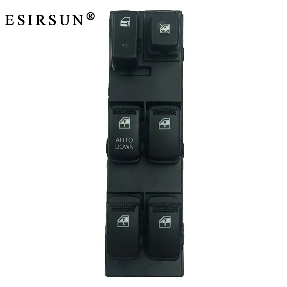 ESIRSUN Electric Power Left Front Window Master Switch Fit For Kia Sportage 2005 2006 20007 2008 2009 ,93570-1F370 ,935701F370