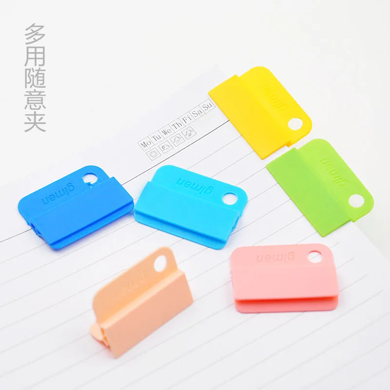 6 Teile/paket Multicolor Papier Clips Note Foto Zeichen Clips Lesezeichen Clips Schreibwaren Büro Zubehör
