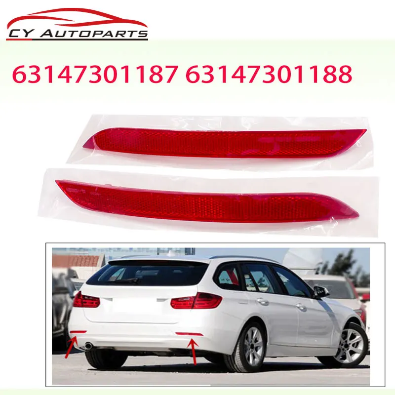 New Rear Bumper Brake Light Reflector Cover Fit For BMW F30 F31 F35 F34 F32 F33 F36 3 4 Series 63147301187 63147301188