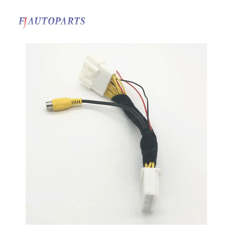 Rear View Camera Adapter RCA Connector Wire Harness Cable for Mazda 3 Hatchback 2013-2017