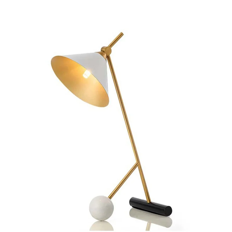 Hongcui Modern Table Lamp Design E27 Reading White Desk Light Home Bedside LED Eye Protection For Children Bedroom Study Office