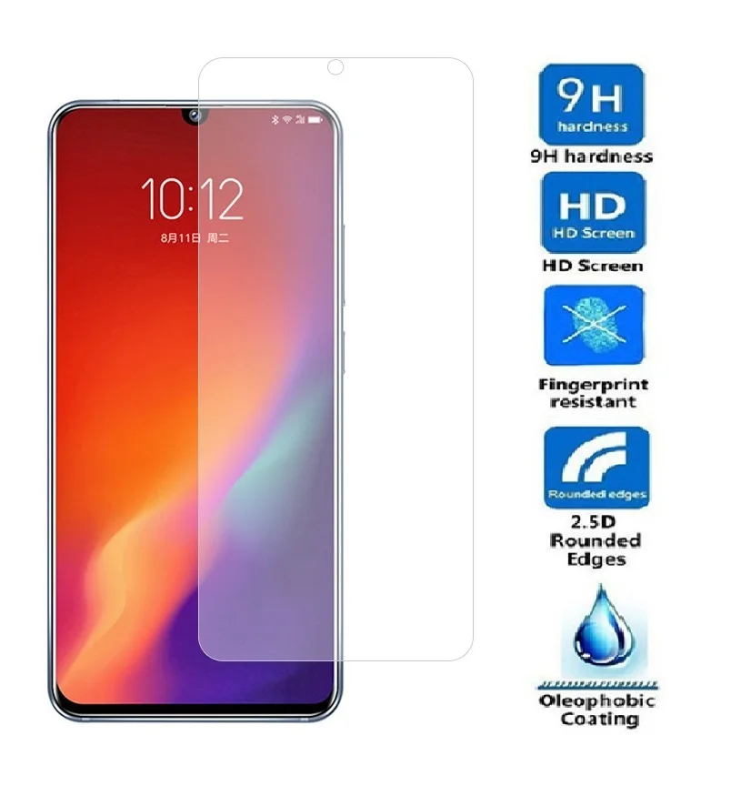 Protection Film Transparent Tempered Glass For Lenovo Z6 Pro Lite Screen Protector Toughened Glass Protective Film