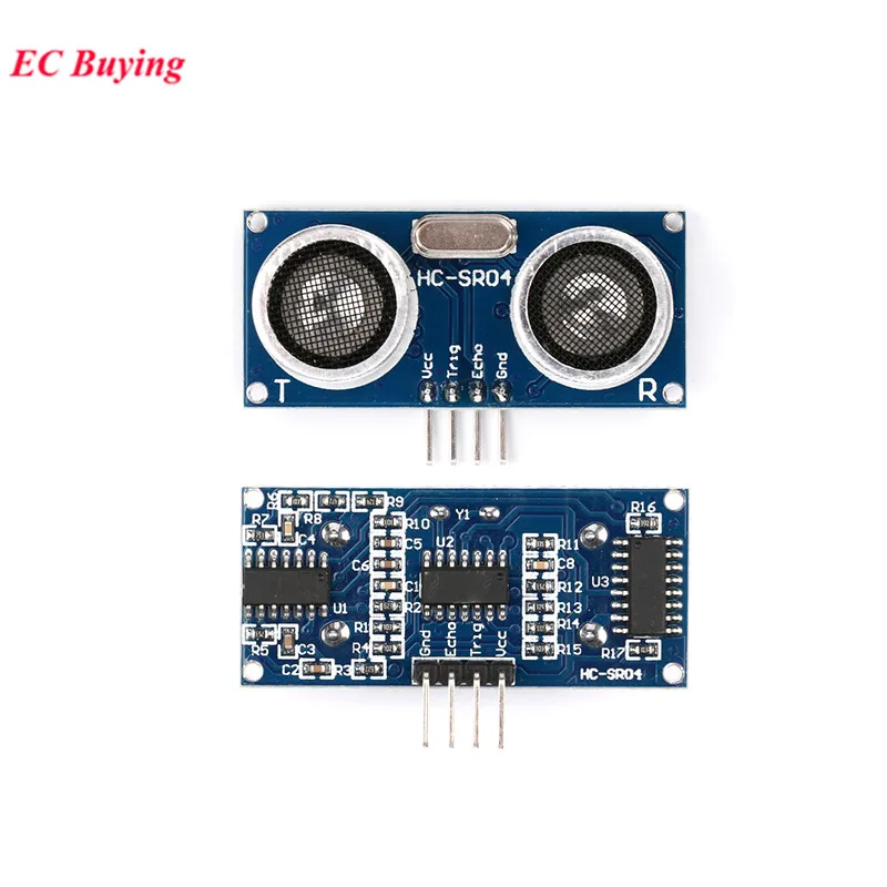 100/50pcs HC-SR04 Ultrasonic Wave Detector Ranging Module HC SR04 Distance Measuring Transducer Sensor For Arduino DC 5V