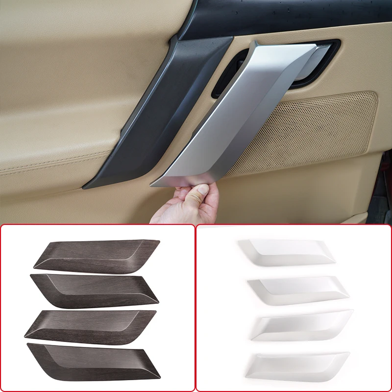 For Land Rover Freelander 2 2007-2015 ABS Chrome Car Interior Inner Door Armrest Panel Handle Pull Trim Cover Stickers Accessory