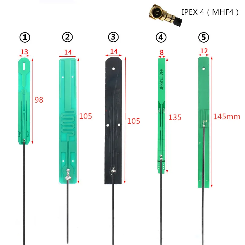 IPEX4 inside Antenna 4G PCB Antenna IPEX4 MHF4 LTE Antenna for M.2 Modem EM05-E EM06-A EM06-J EM06-E EM12-G SIM7906E-M2