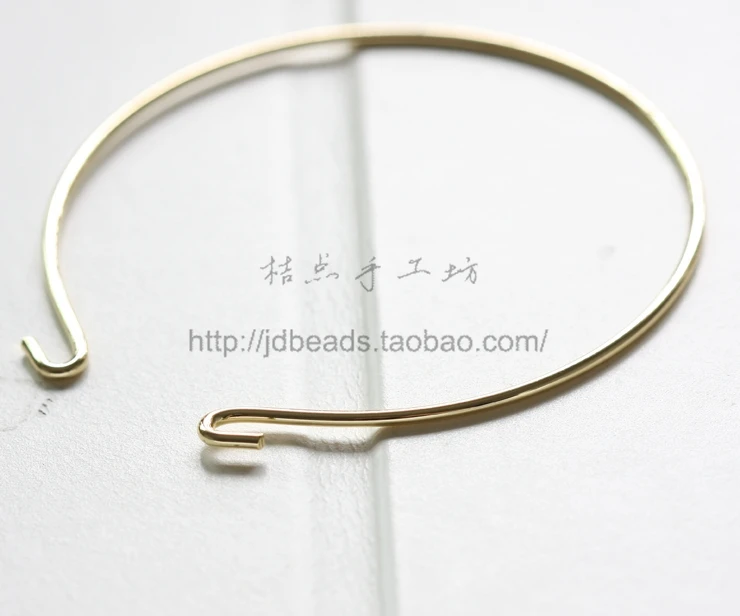 Браслеты-манжеты из твердой латуни премиум-класса с покрытием — браслет 65x1,4 мм (1813C)