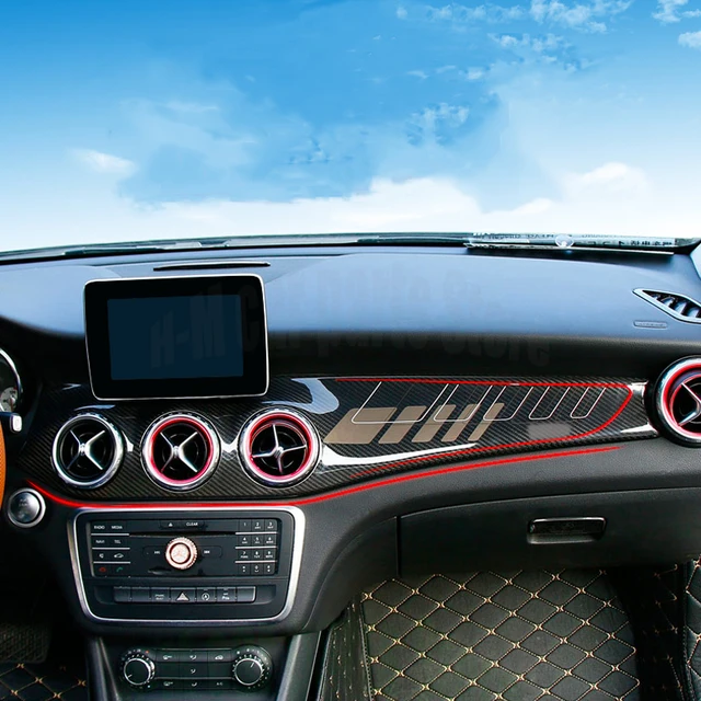 Wykończenie panelu przyrządów Do Mercedes-Benz CLA250w117/GLA220/AMG/CLA 45 Osłona wylotu powietrza Listwa wykończeniowa panelu przyrządów Centralny panel sterowania