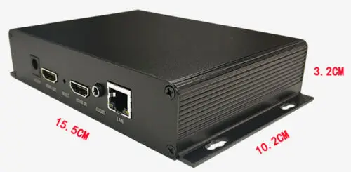 HDMI to IP H.265/H.264 video Encoder with HDMI Loopout by HTTP RTSP RTMP/RTMPS UDP SRT ONVIF