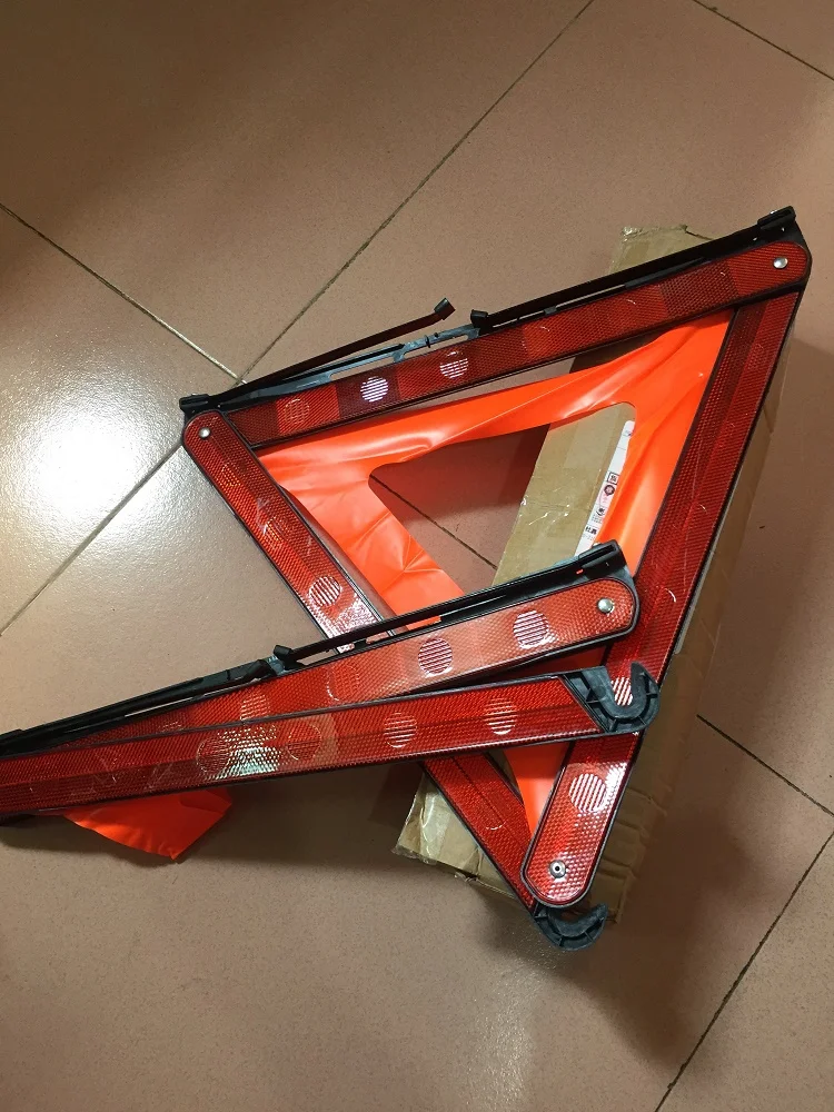 Trouble Parking Foldable Warning Triangle Safety Emergency Reflective Stop Hazard Red Sign Road Traffic Vehicle Triangle Tripod