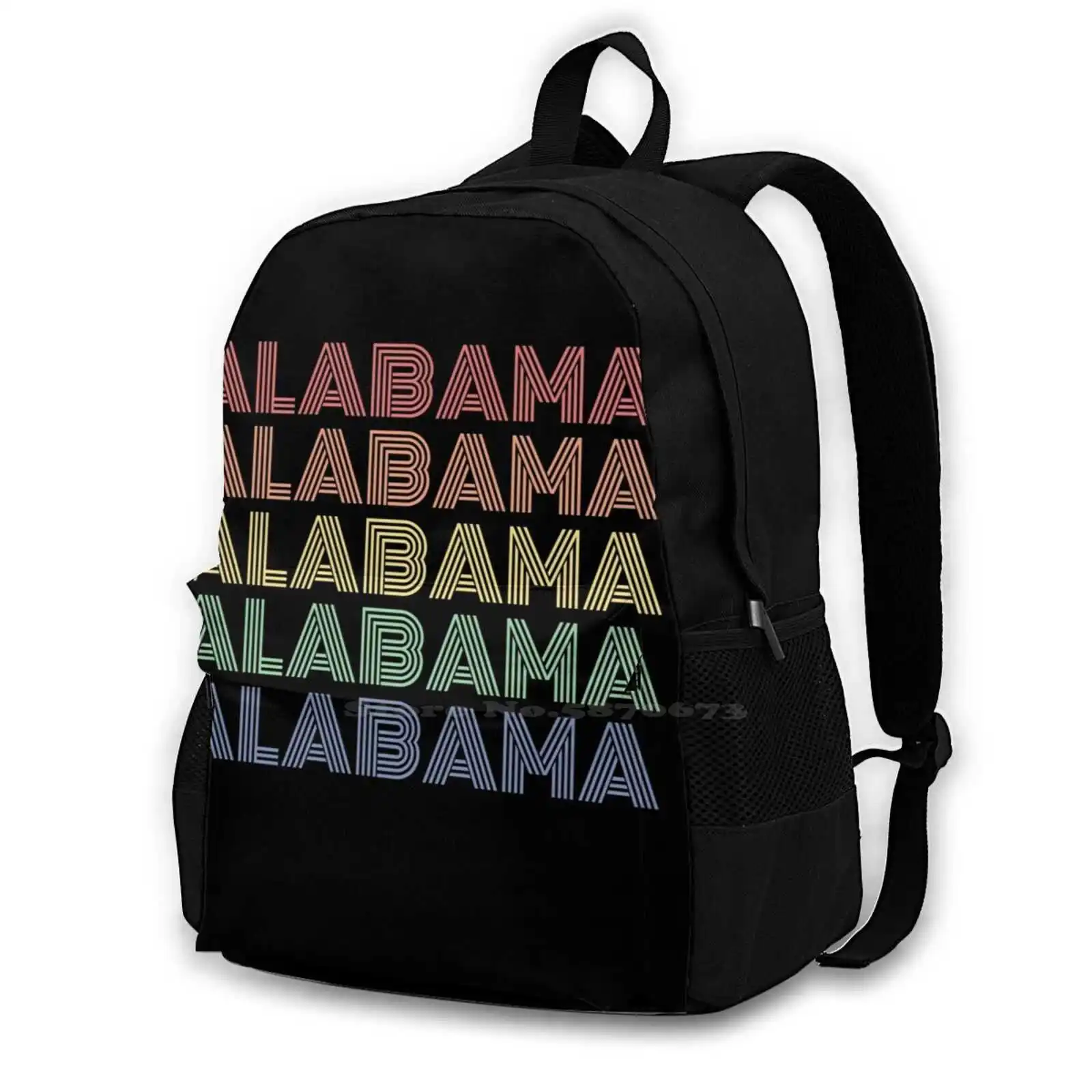 Alabama Retro Vintage Classic Fan Gift For Women Men Boy Backpack For Student School Laptop Travel Bag Alabama Football Alabama