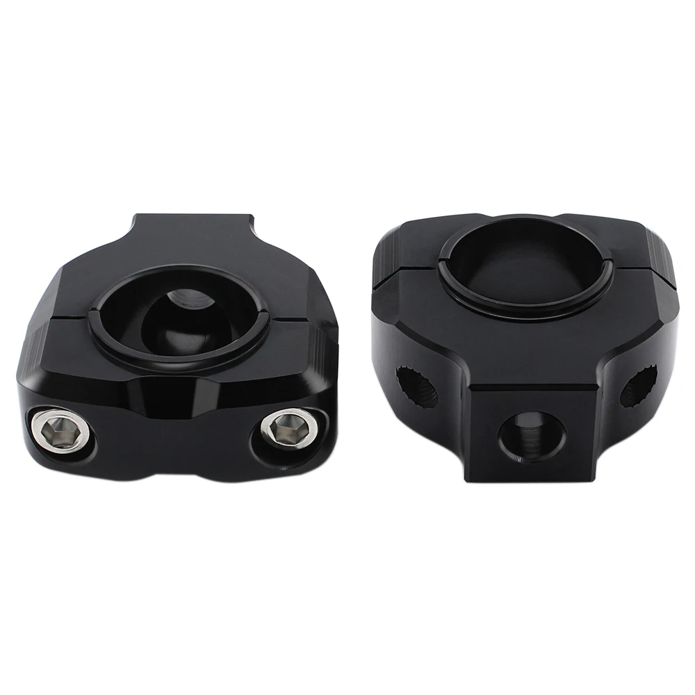 1 Pair Motorcycle Handlebar Mount Clamp Lifter Bar Riser For 28mm Motorcycle Handlebar Riser Clamp Aluminum Alloy Universal