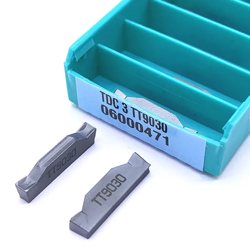 TDC2 TDC3 TDC4 TT9030/TT9080/TT7220 Carbide Lắp TaeguTeci 2MM 3MM 4MM Làm Khe Tiện Bằng Máy CNC dụng Cụ